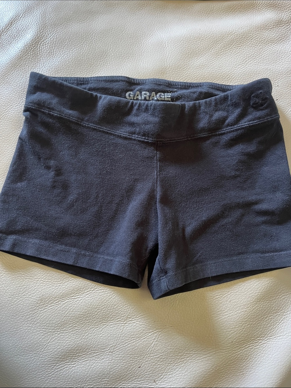 Garage Black Stretch Bike Shorts
